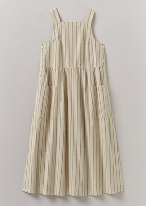 Stripe Cotton Pinafore Dress | Sail Cloth