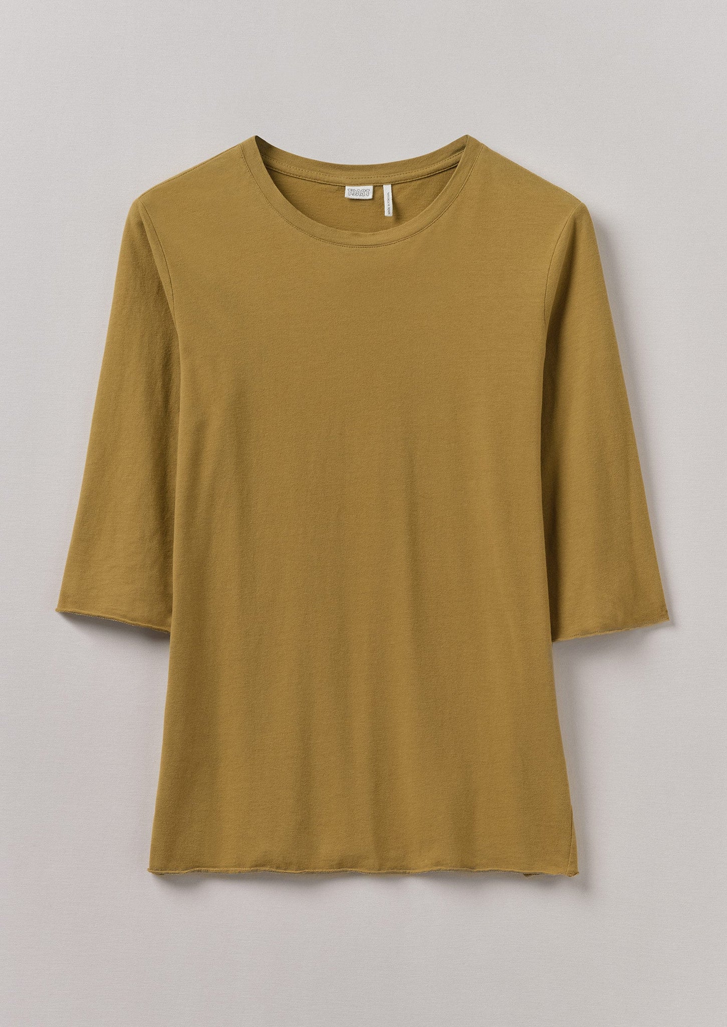 Cotton Half Sleeve Lounge Tee | Durian Green