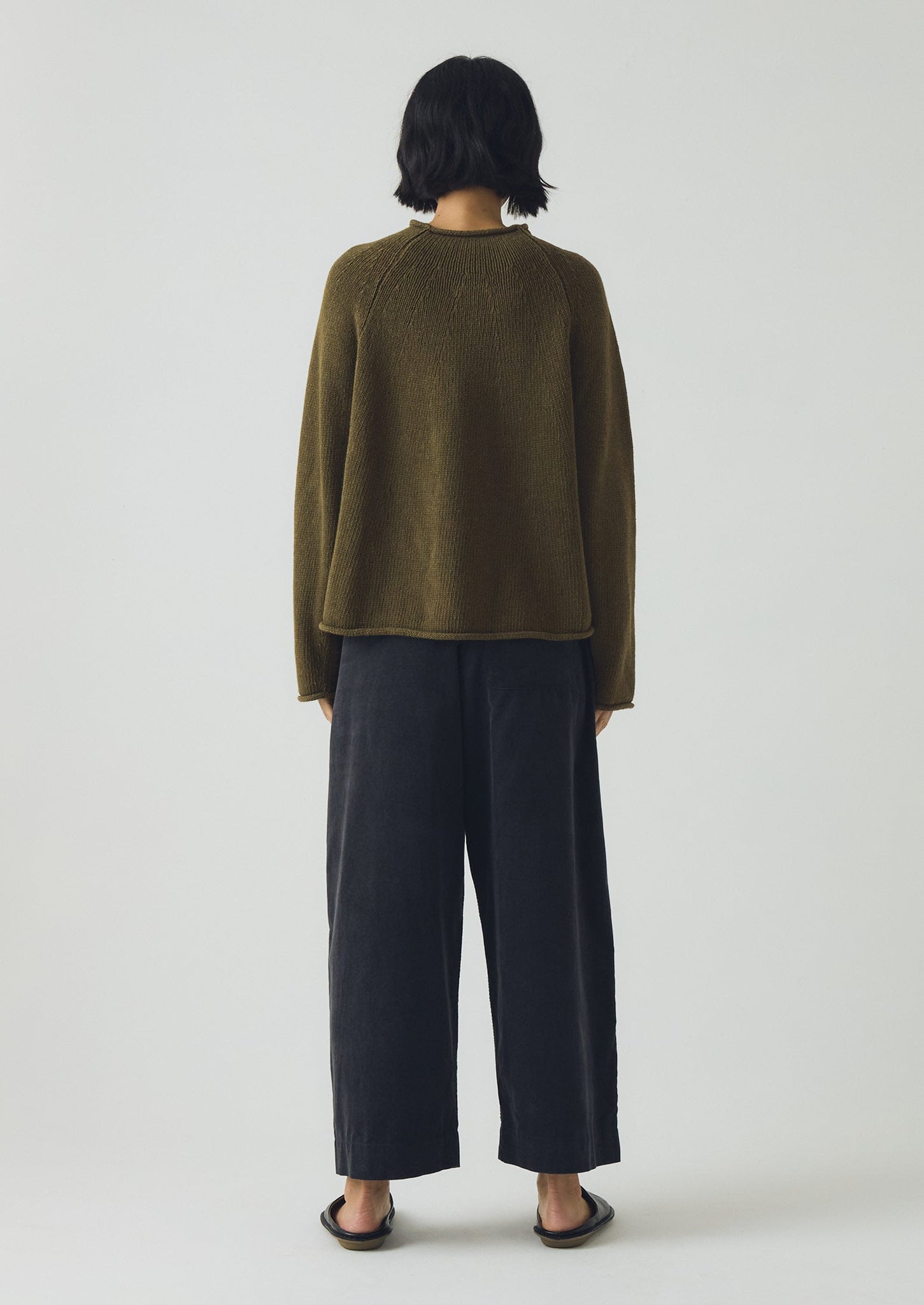 Organic Cotton Linen Easy Sweater | Montella