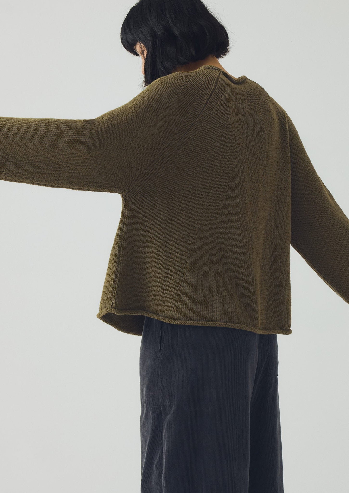 Organic Cotton Linen Easy Sweater | Montella