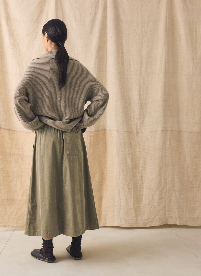 Cord Pull On Skirt | Spelt
