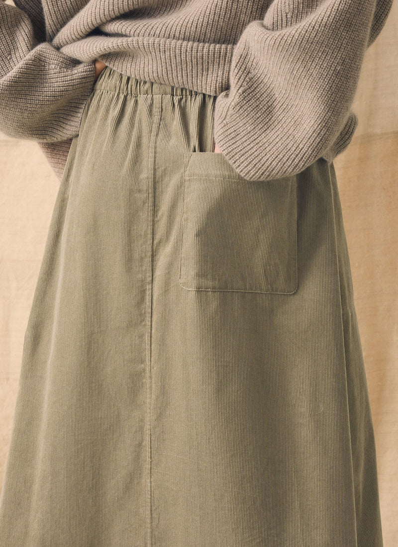 Cord Pull On Skirt | Spelt