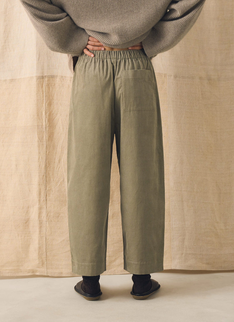 Cord Barrel Leg Trousers | Spelt