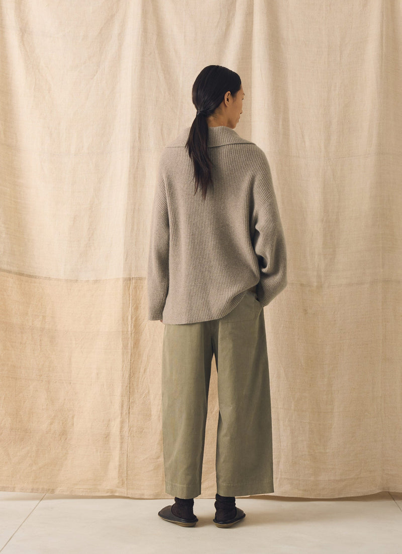Cord Barrel Leg Trousers | Spelt