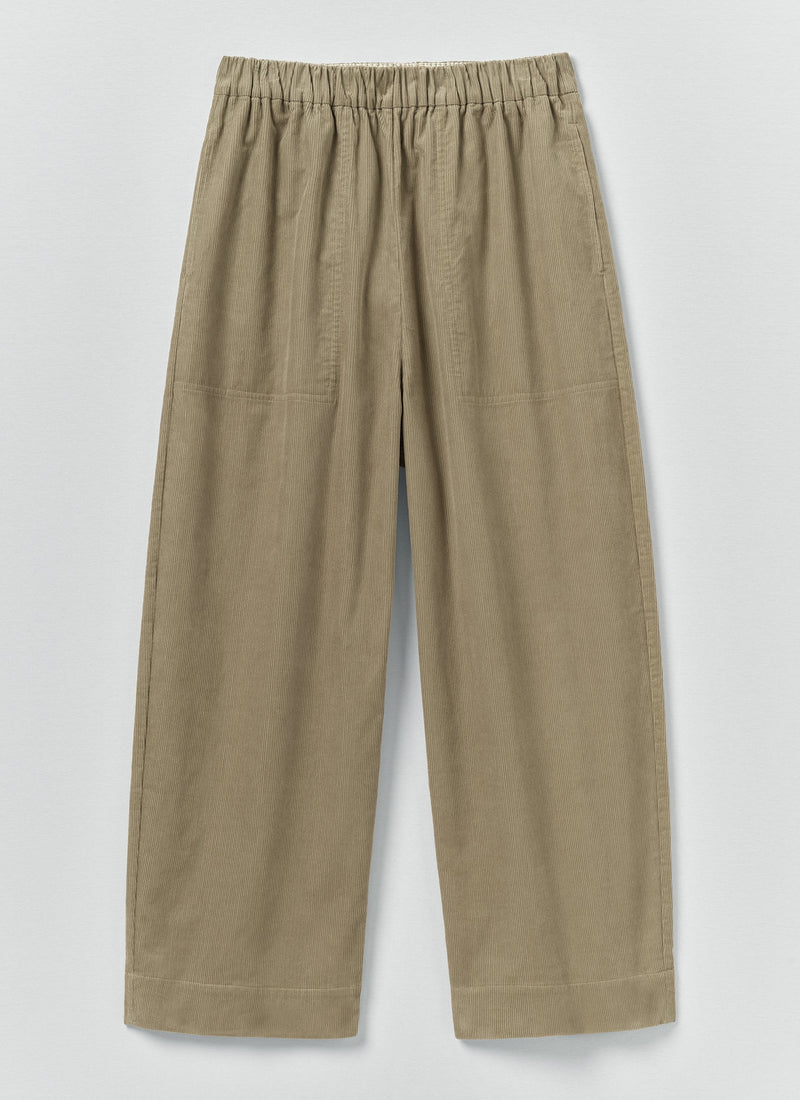 Cord Barrel Leg Trousers | Spelt