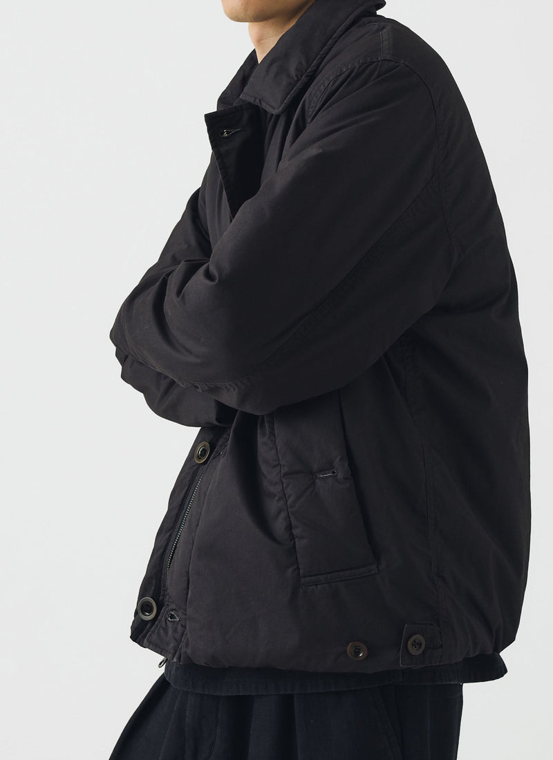 Padded Cotton Twill Jacket | Peat