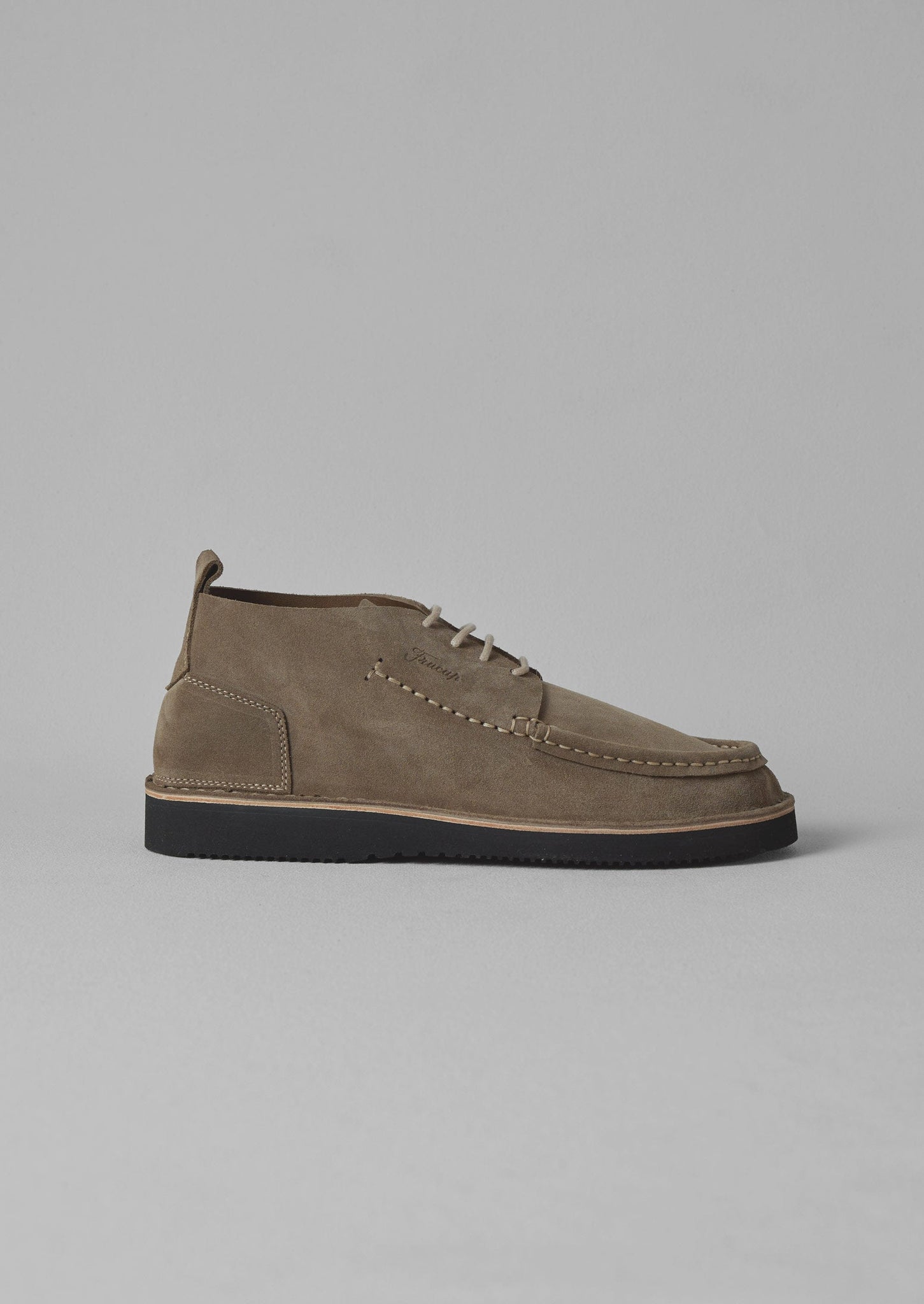 Fracap Suede Camp Shoes | Grey