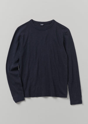 Frank Cotton Long Sleeve Tee | Prussian Blue