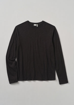 Frank Cotton Long Sleeve Tee | Carbon Black