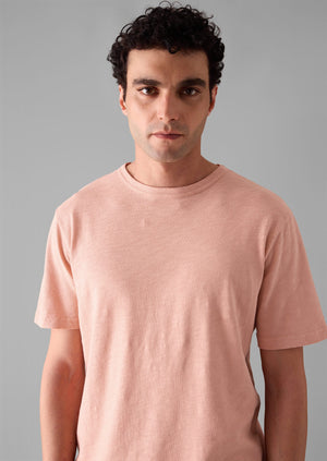 Theo Organic Cotton Short Sleeve Tee | Nectar Pink