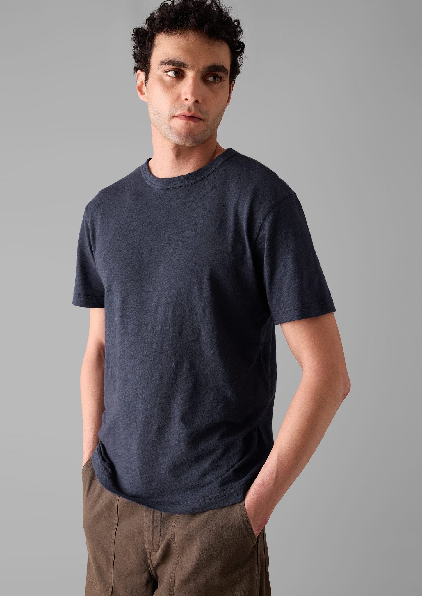 Theo Organic Cotton Short Sleeve Tee | Prussian Blue