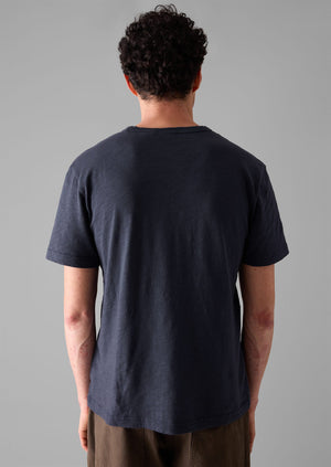 Theo Organic Cotton Short Sleeve Tee | Prussian Blue