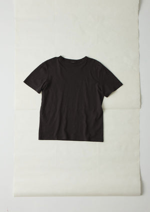 Theo Organic Cotton Short Sleeve Tee | Carbon Black