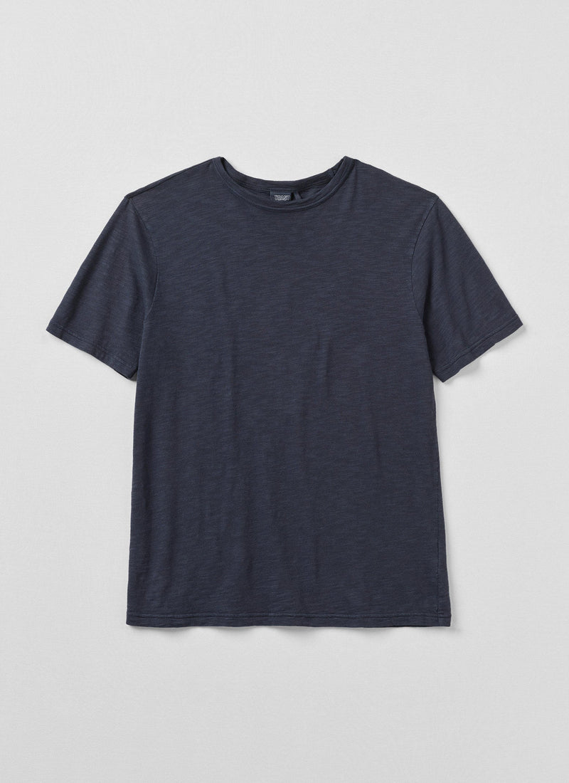 Theo Cotton Short Sleeve Tee | Prussian Blue