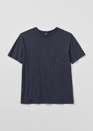 Theo Organic Cotton Short Sleeve Tee | Prussian Blue