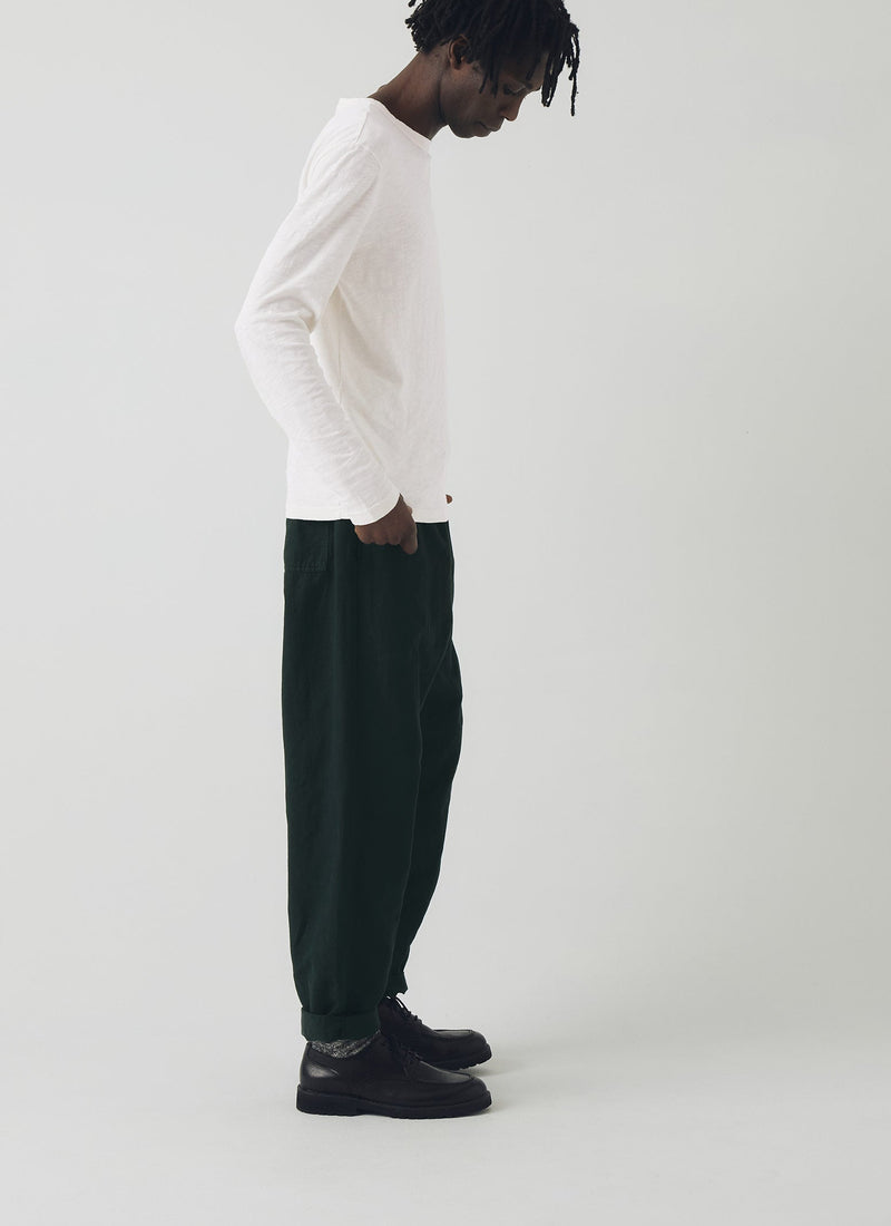 Frank Cotton Long Sleeve Tee | Chalk