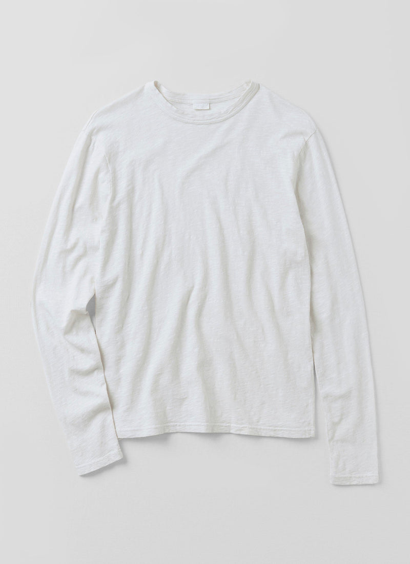 Frank Cotton Long Sleeve Tee | Chalk