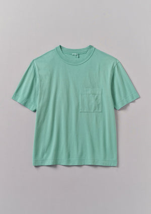 Reactive Dyed Cotton Tee | Celadon Green