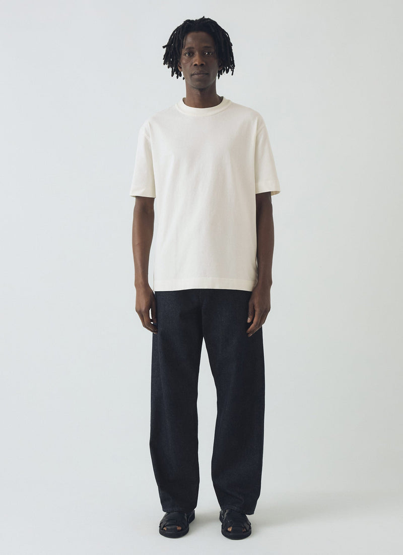 Cotton Relaxed Tee | Paper White