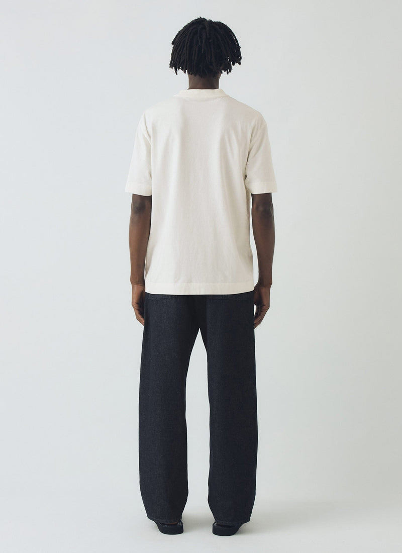 Cotton Relaxed Tee | Paper White