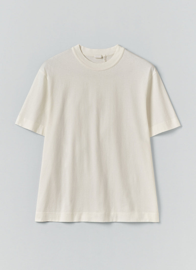 Cotton Relaxed Tee | Paper White