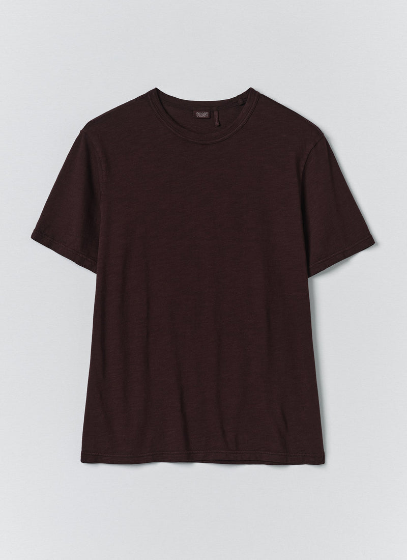 Theo Cotton Short Sleeve Tee | Beetroot
