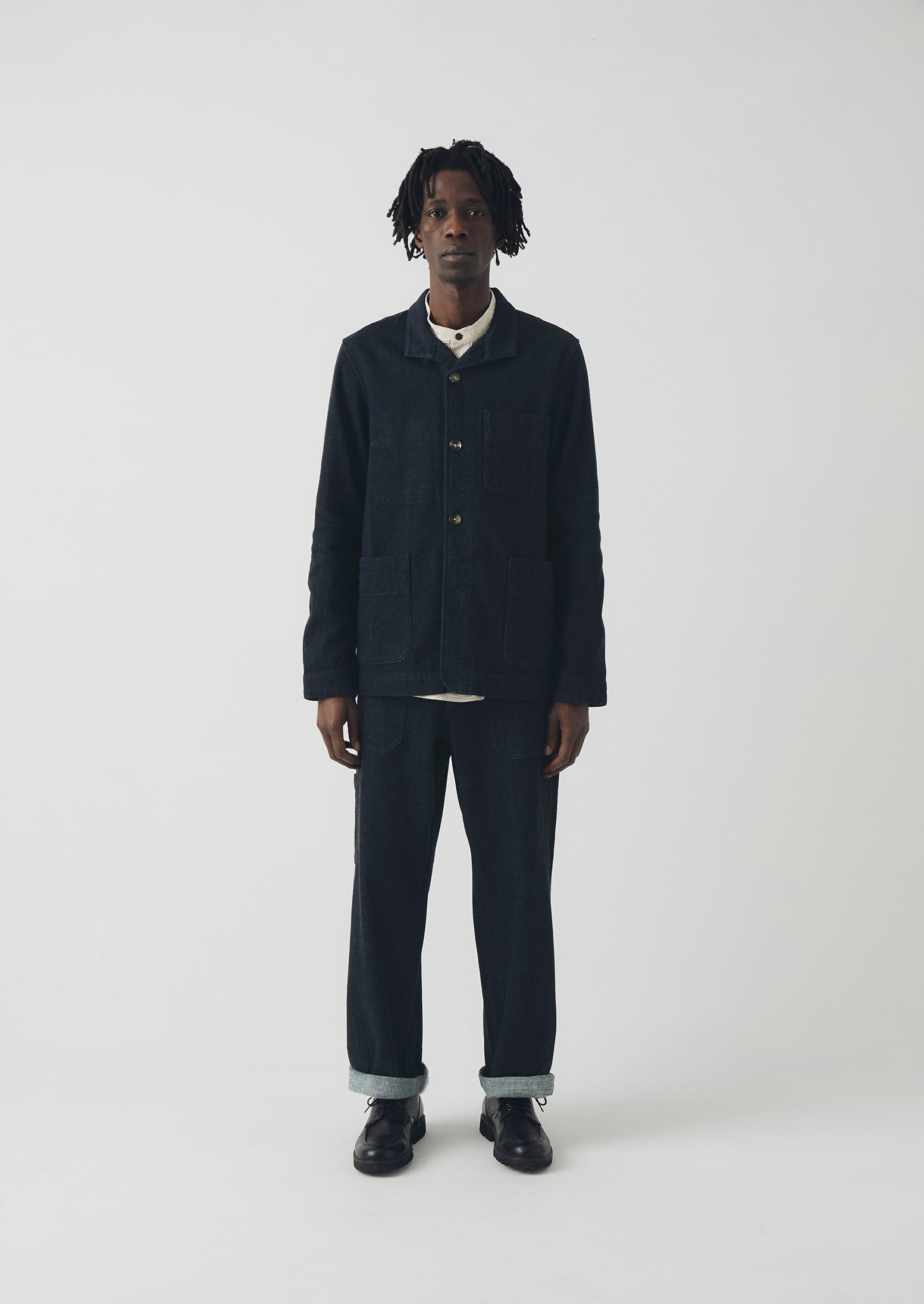 Monty Japanese Denim Jacket | Indigo | TOAST