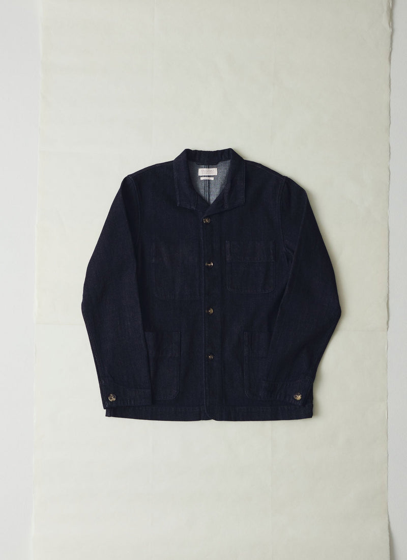 Monty Japanese Denim Jacket | Indigo