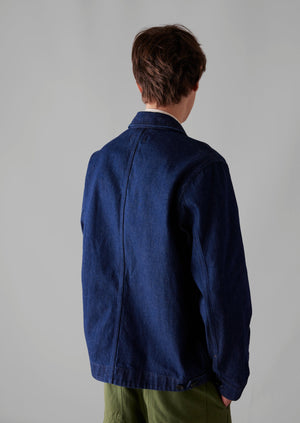 Blackhorse Lane Denim Coach Jacket | Indigo