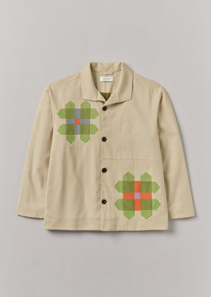 Patchwork Pinwheel Cotton Jacket | Multi