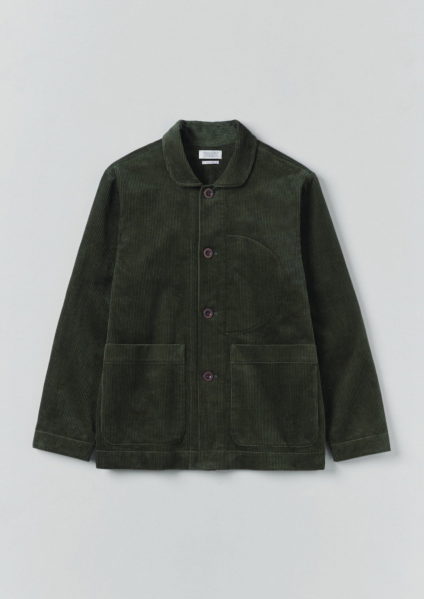 Organic Cord Chore Jacket | Pine