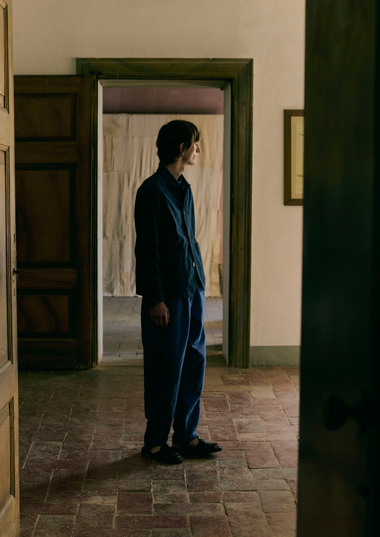 Unstructured Overdyed Chore Jacket | Delft