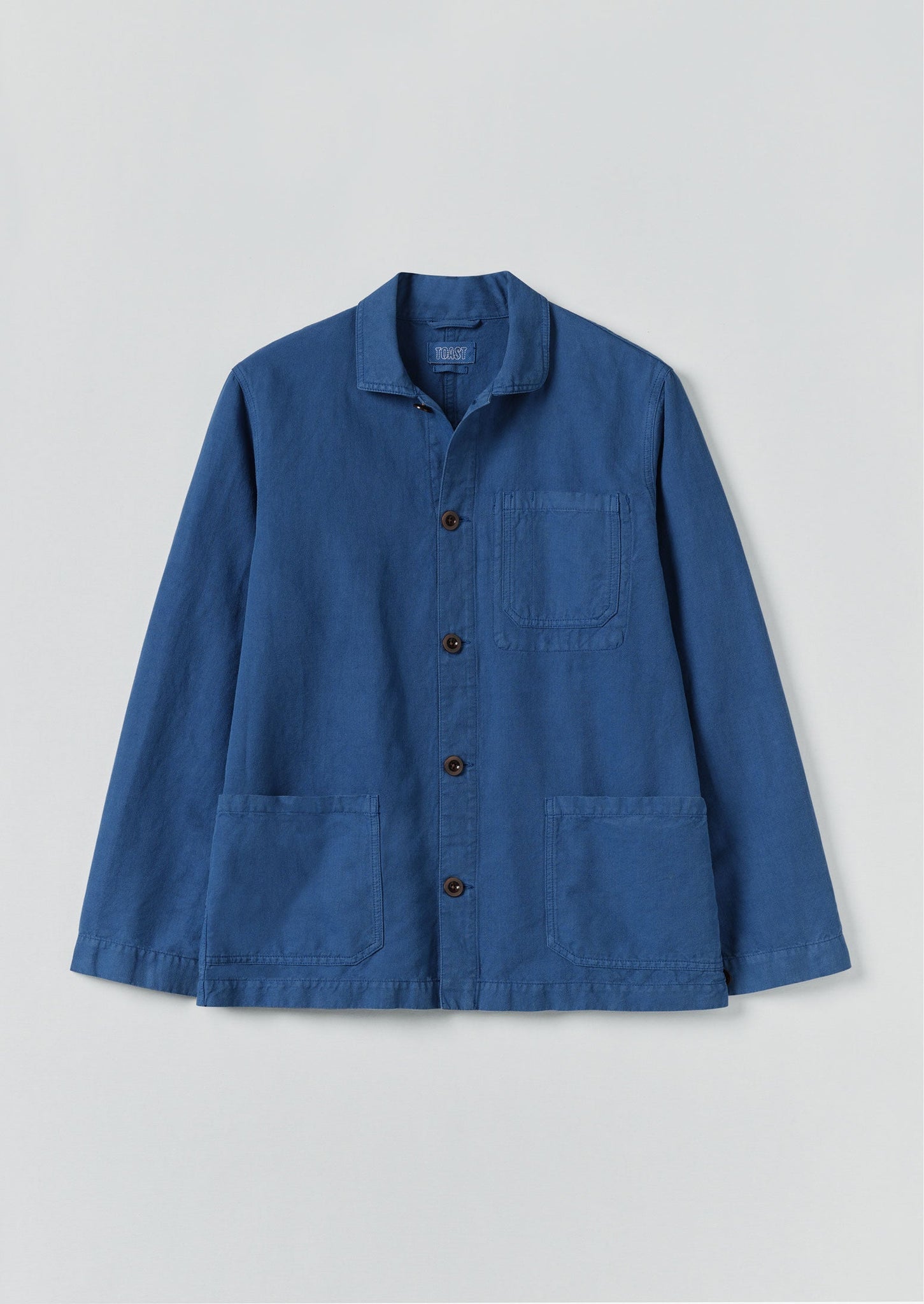 Arlo Garment Dyed Herringbone Jacket | Delft