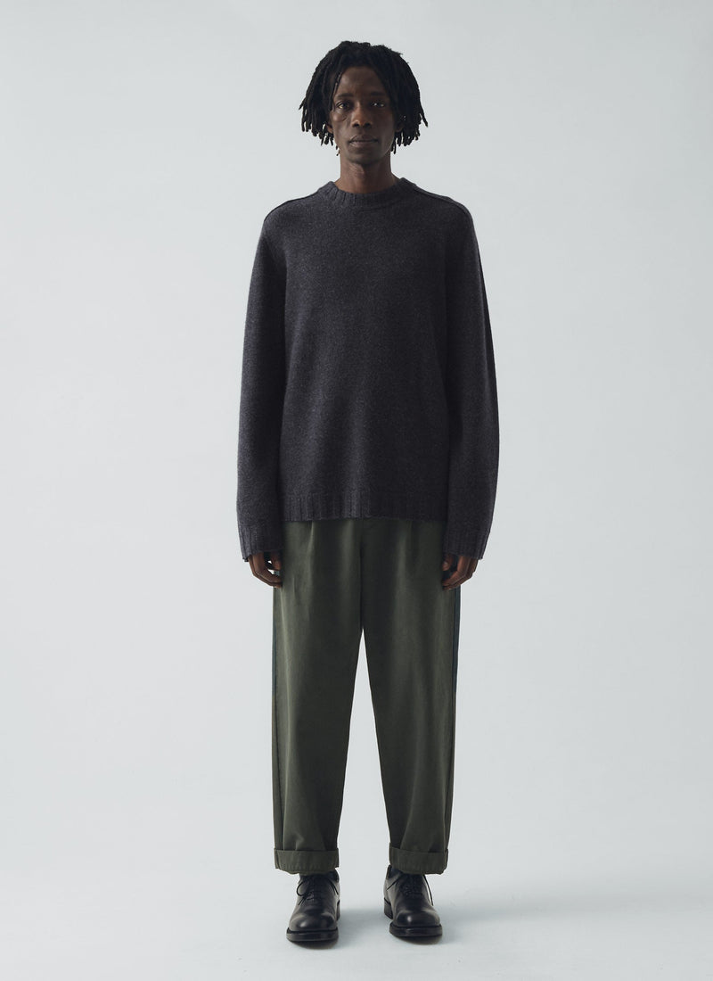 Wool Cashmere Sweater | Charcoal