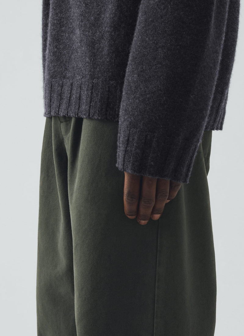 Wool Cashmere Sweater | Charcoal