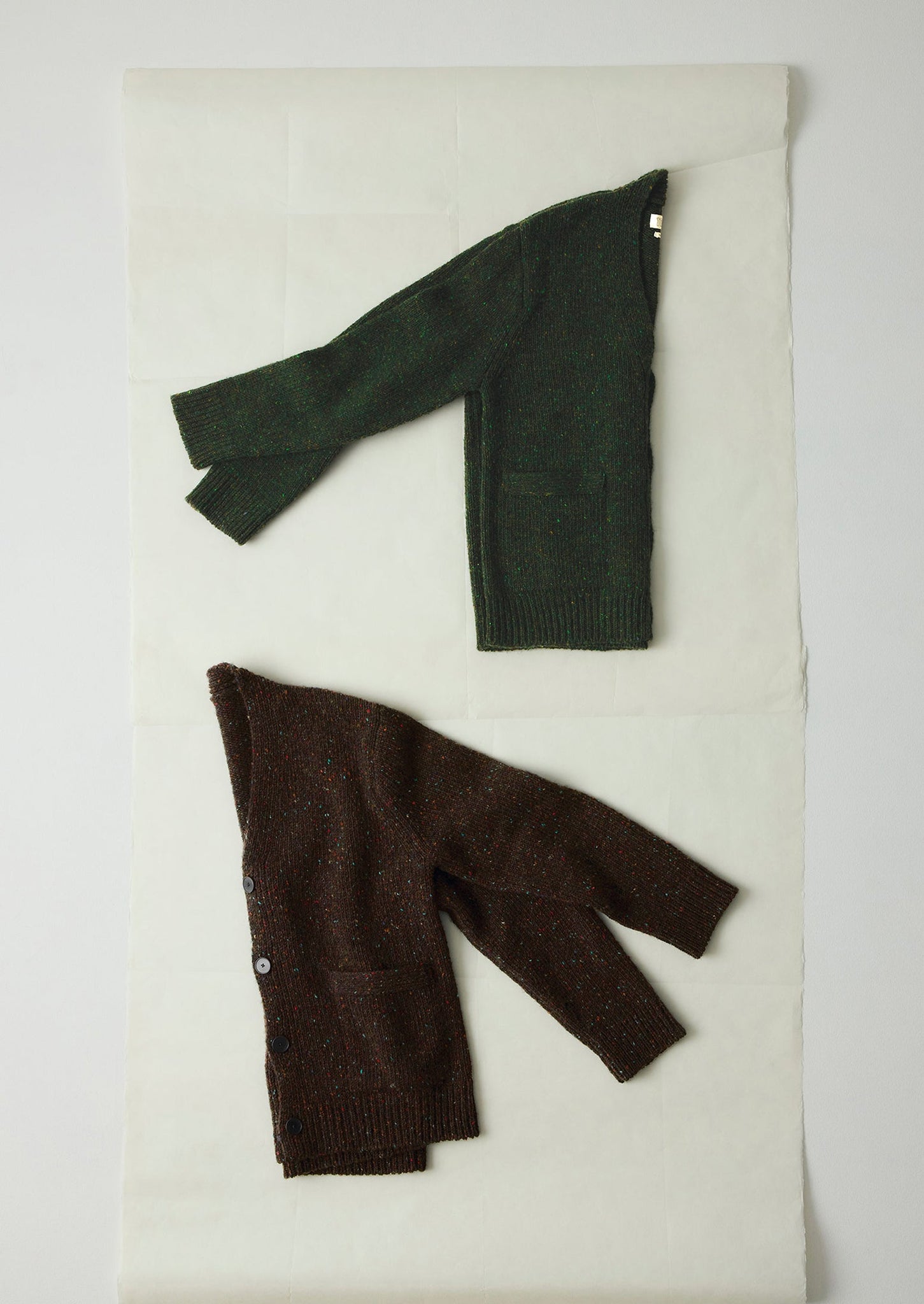 Donegal Wool V-Neck Cardigan | Bark