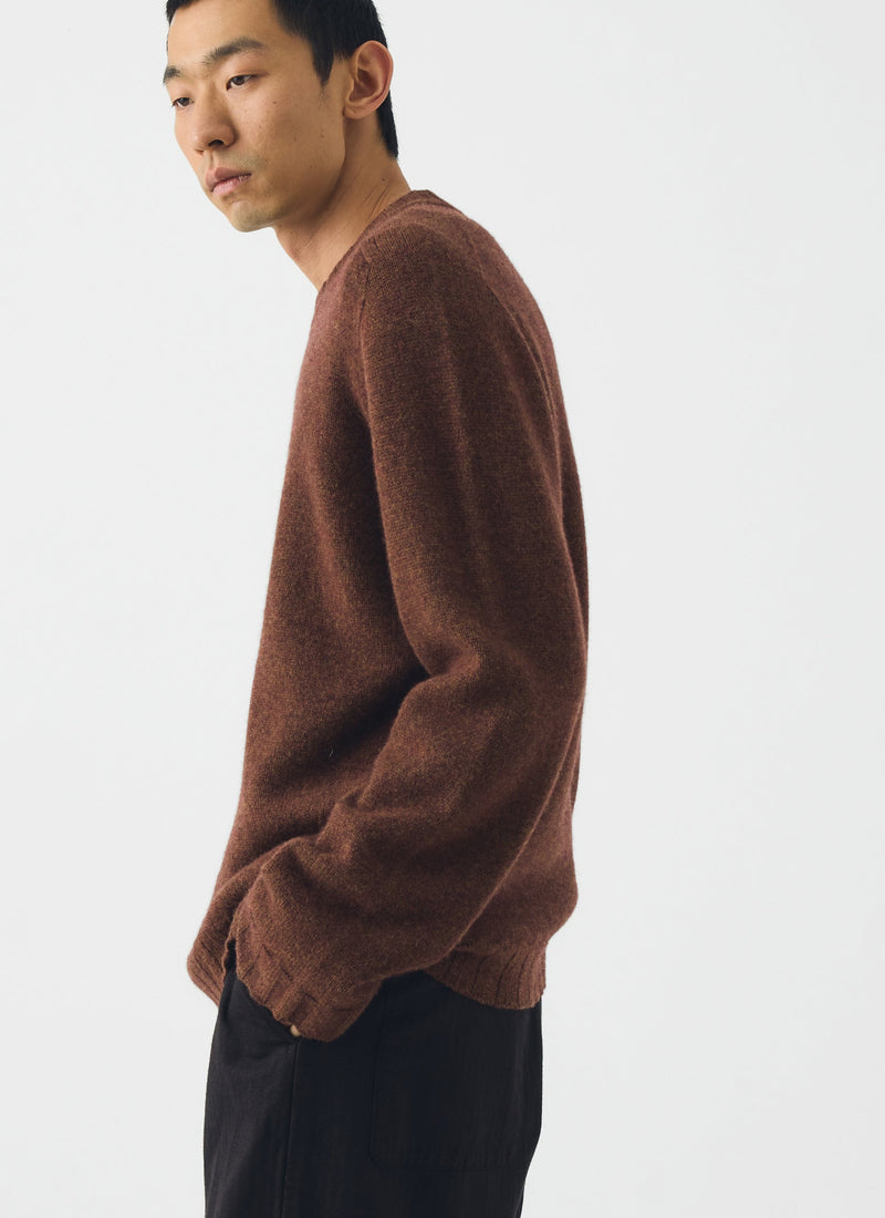 Wool Cashmere Sweater | Pecan