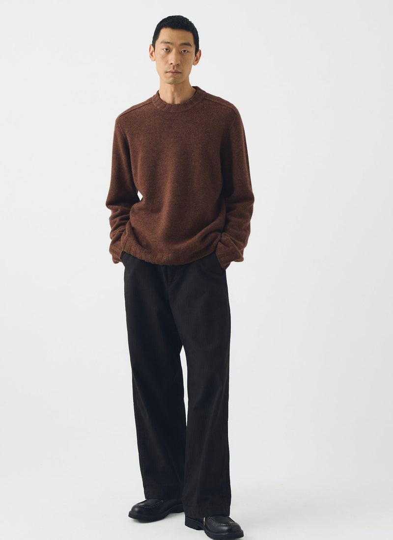 Wool Cashmere Sweater | Pecan