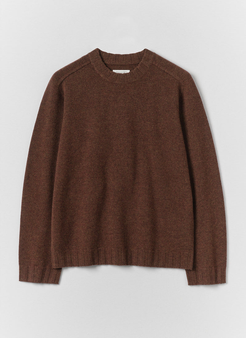 Wool Cashmere Sweater | Pecan