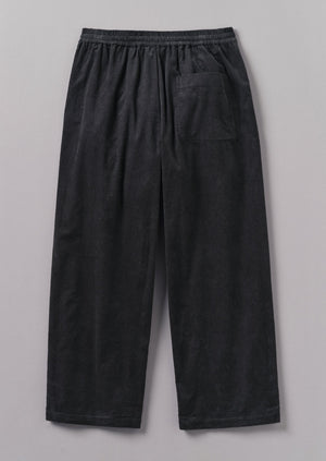 Soft Organic Cord Lounge Trousers | Charcoal