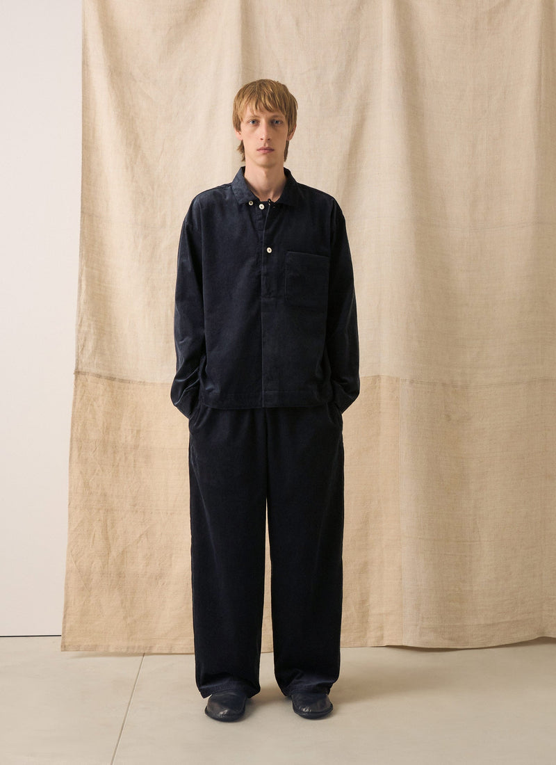 Cord Lounge Trousers | Midnight