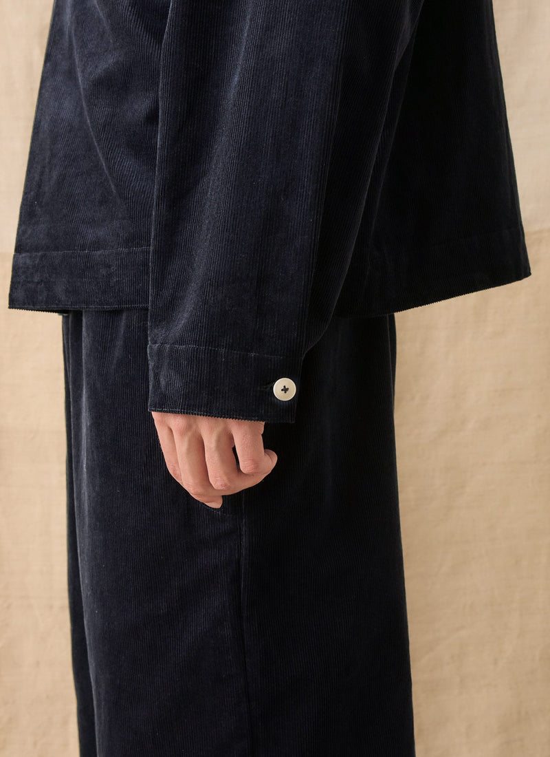 Cord Lounge Trousers | Midnight