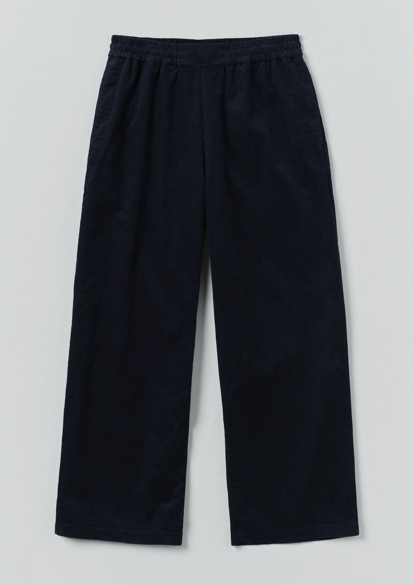 Organic Cord Lounge Trousers | Midnight