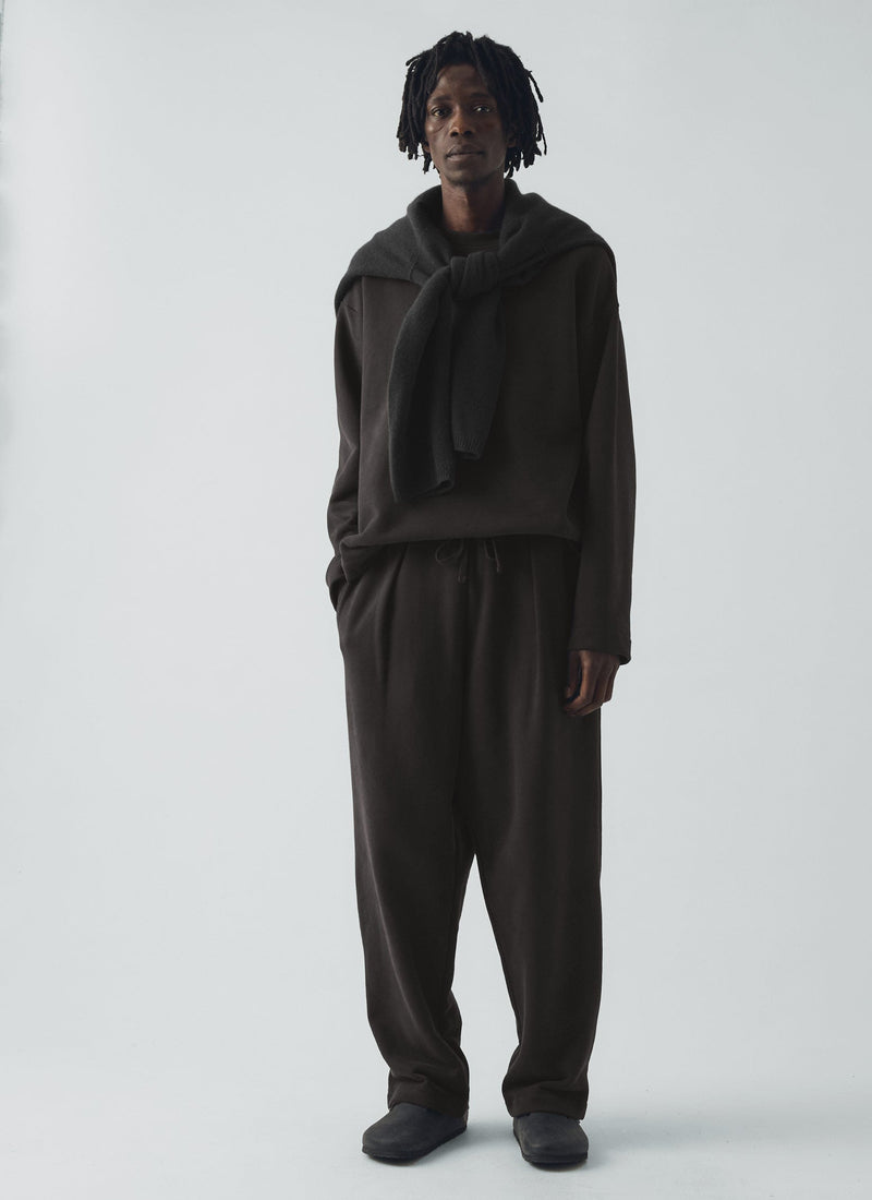 Loopback Jersey Sweatshirt | Black Pepper