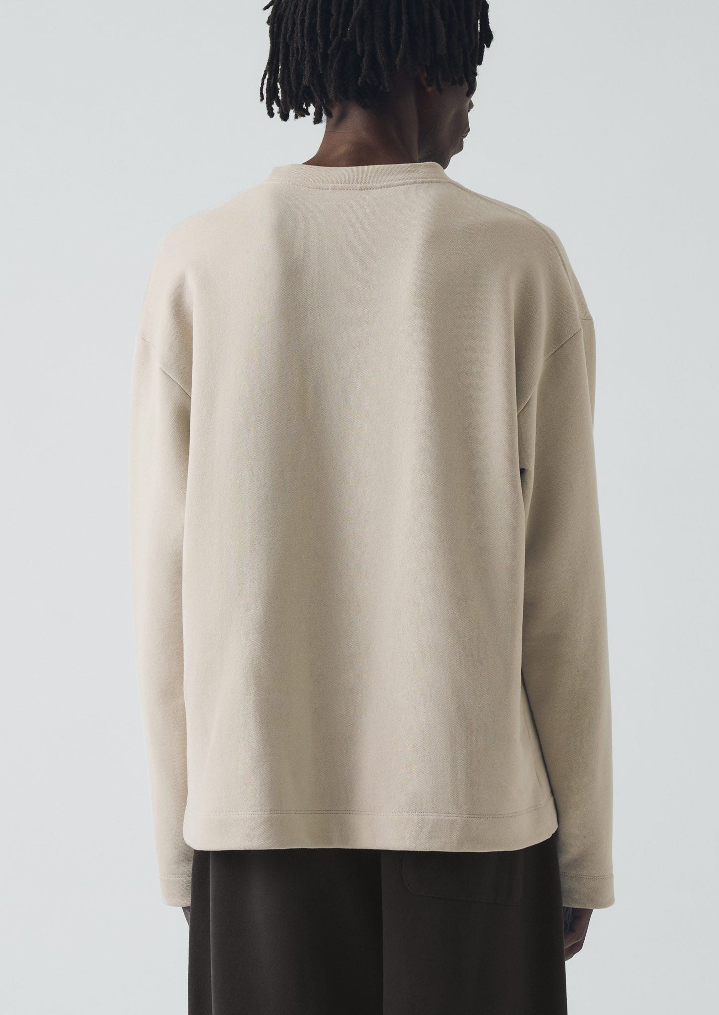 Loopback Jersey Sweatshirt | Oat Grey