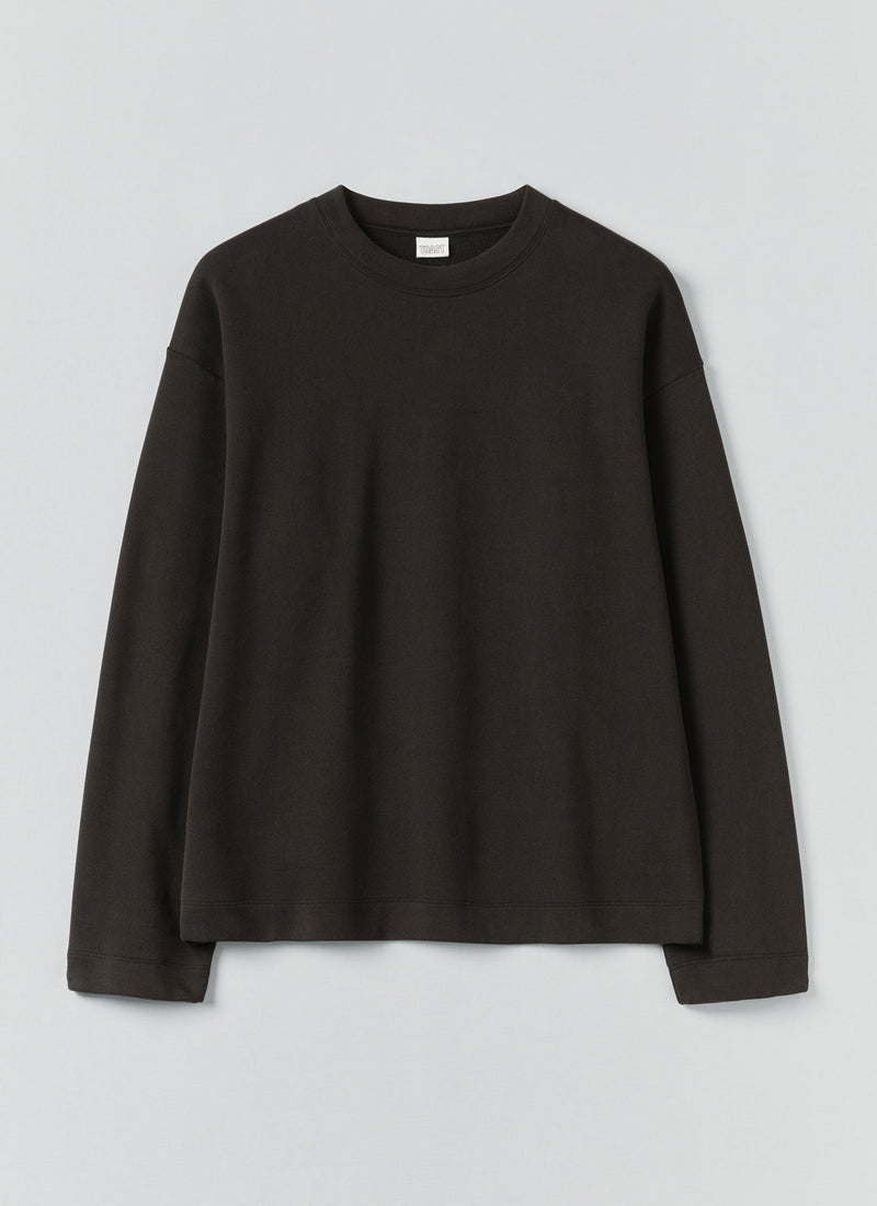 Loopback Jersey Sweatshirt | Black Pepper
