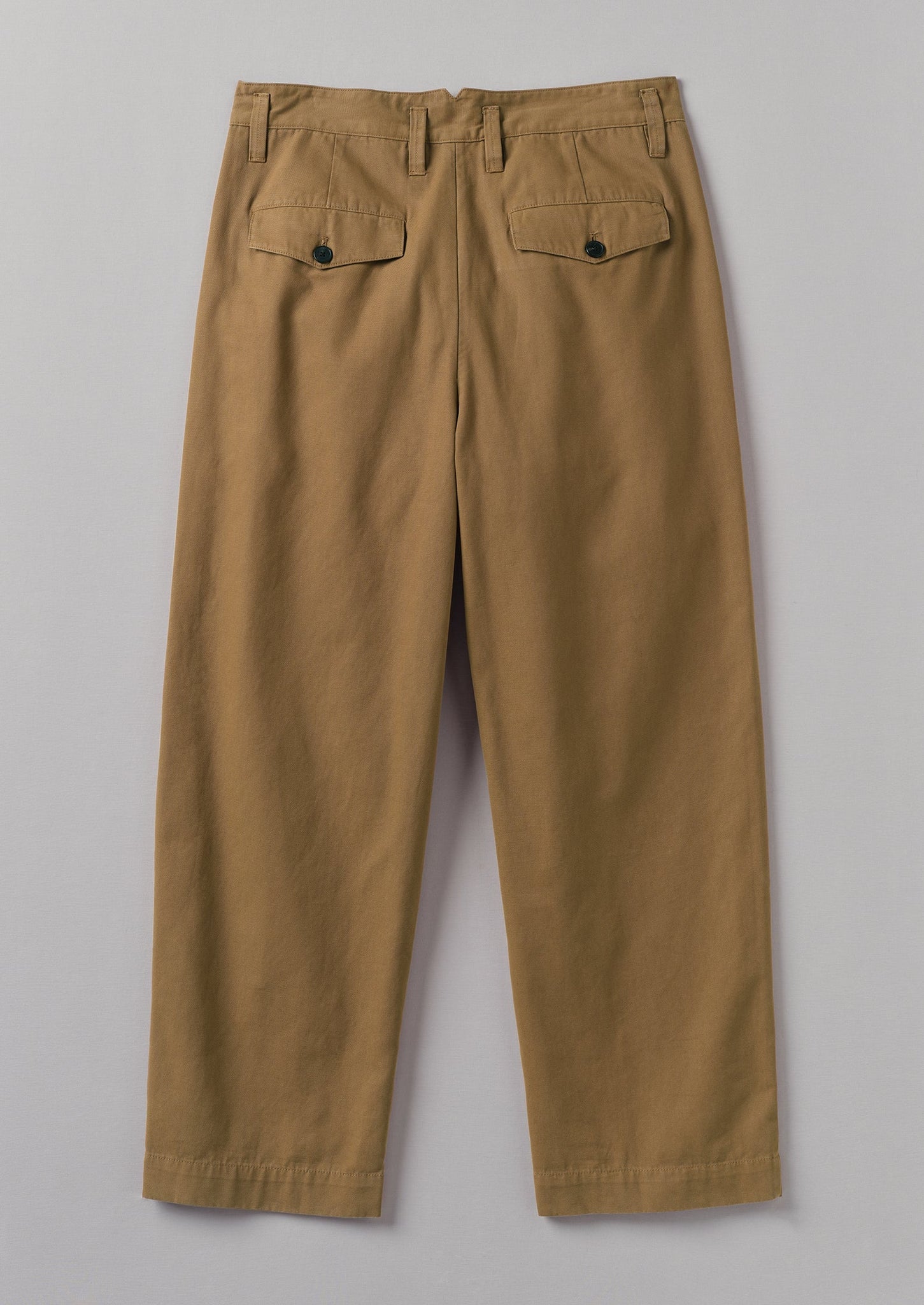 Bill Cotton Canvas Wide Leg Trousers | Acorn