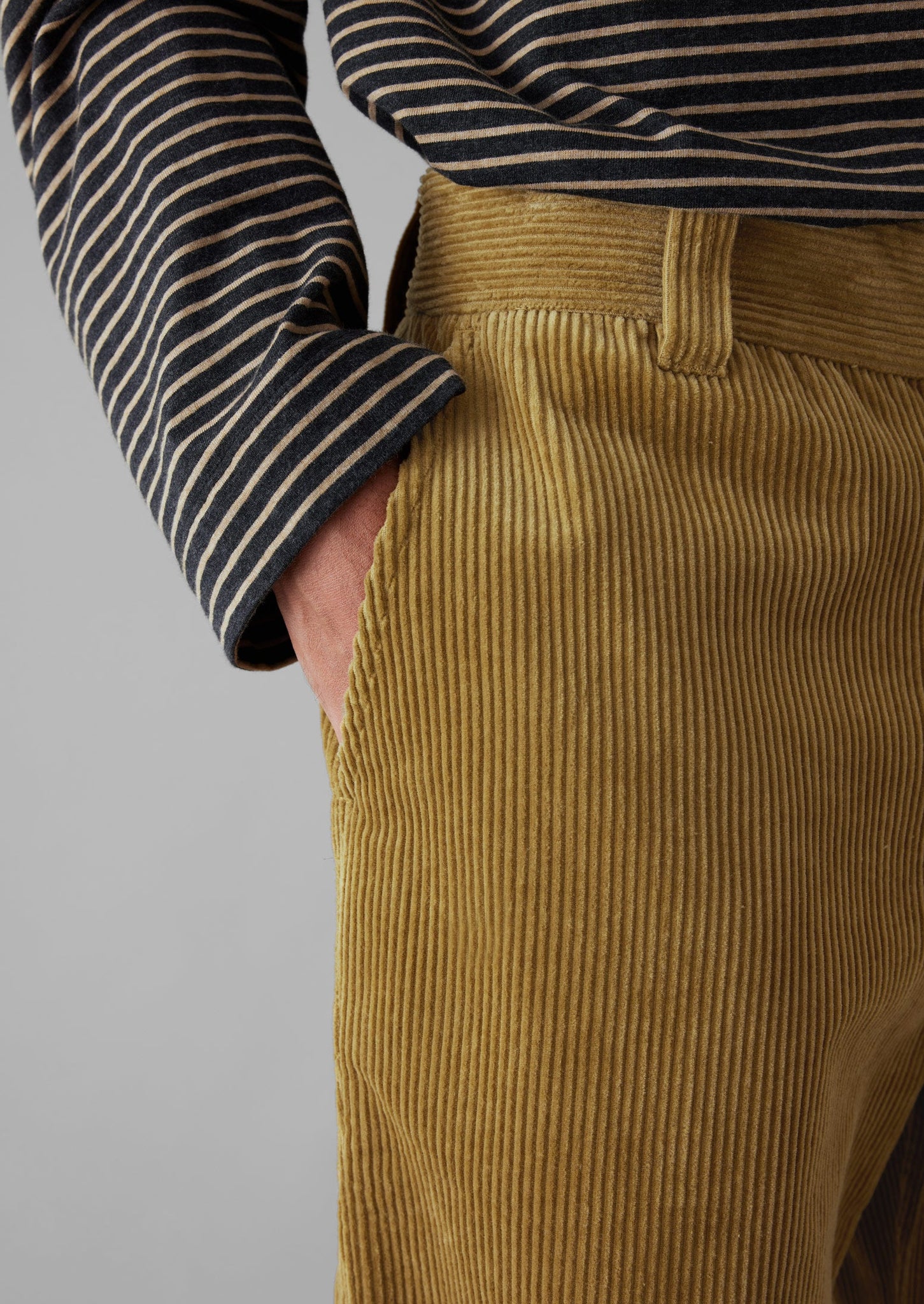 Rory Organic Cord Trousers | Golden Sand