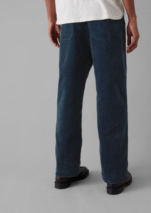 Rory Organic Cord Trousers | Dusty Navy