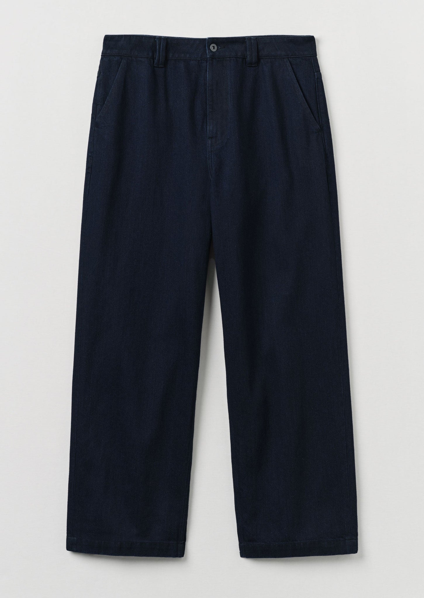 Japanese Denim Wide Leg Trousers | Indigo